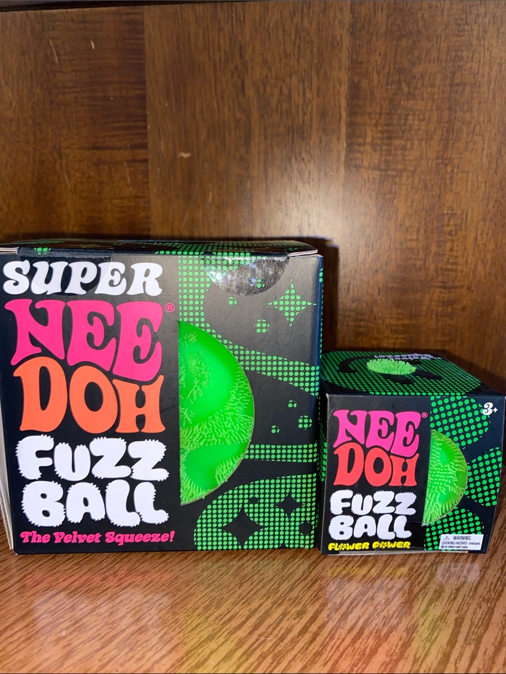 NEEDOH Fuzz BallS - Neon Green Fidget Toy